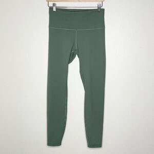 Lululemon Athletica Wunder Train Ribbed 28” Inseam Leggings in Pale Olive - Wome